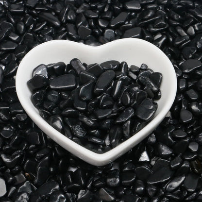 100-1000g Natural Shungite Semi Tumbled Gemstones