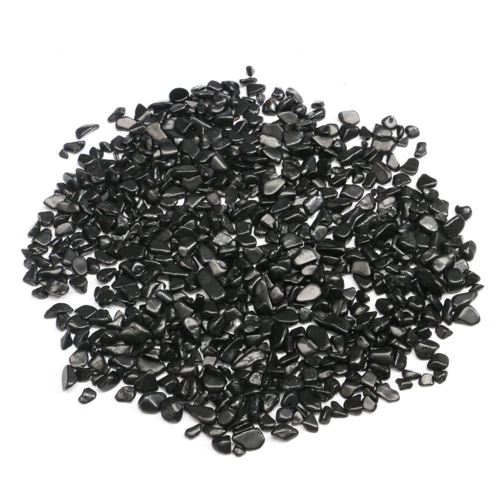 100-1000g Natural Shungite Semi Tumbled Gemstones