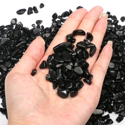 100-1000g Natural Shungite Semi Tumbled Gemstones