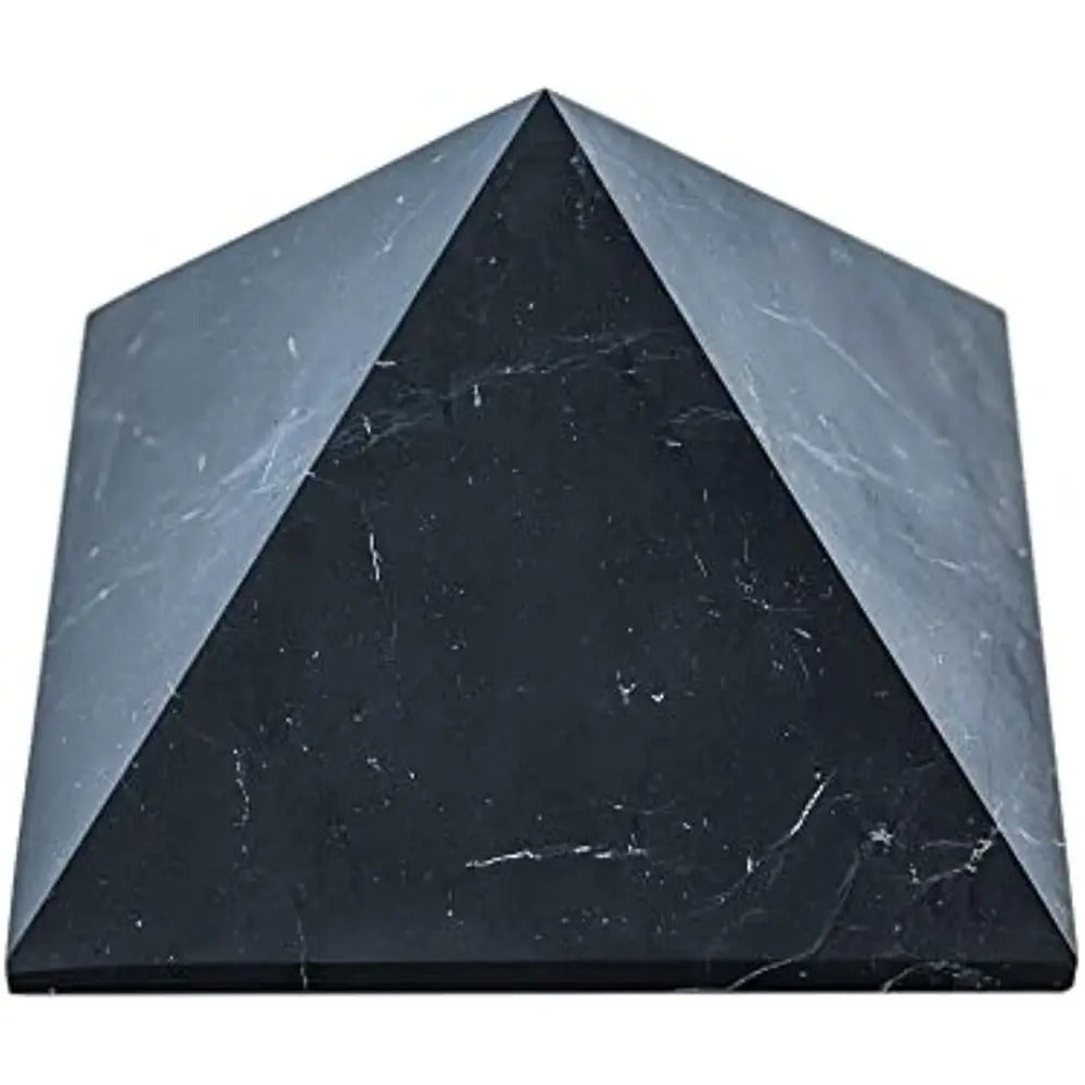 Genuine Natural Shungite Pyramid Tower